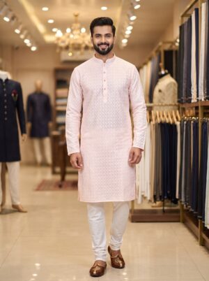 Home bearded man wearing kurta pyjamas 202607012342