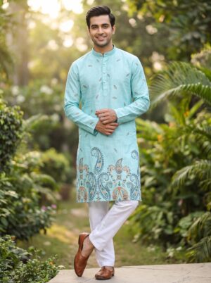 Home male model posing with folded 202607031039