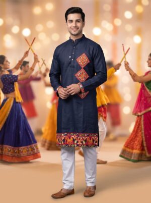Home male model posing with folded 202607031140