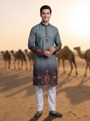 Home male model wearing kurta pyjamas 202607031121