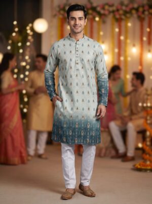 Home male model wearing kurta smiling 202607031118