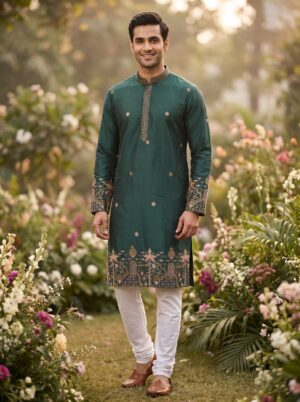 Home man wearing kurta and pyjamas 202607012332